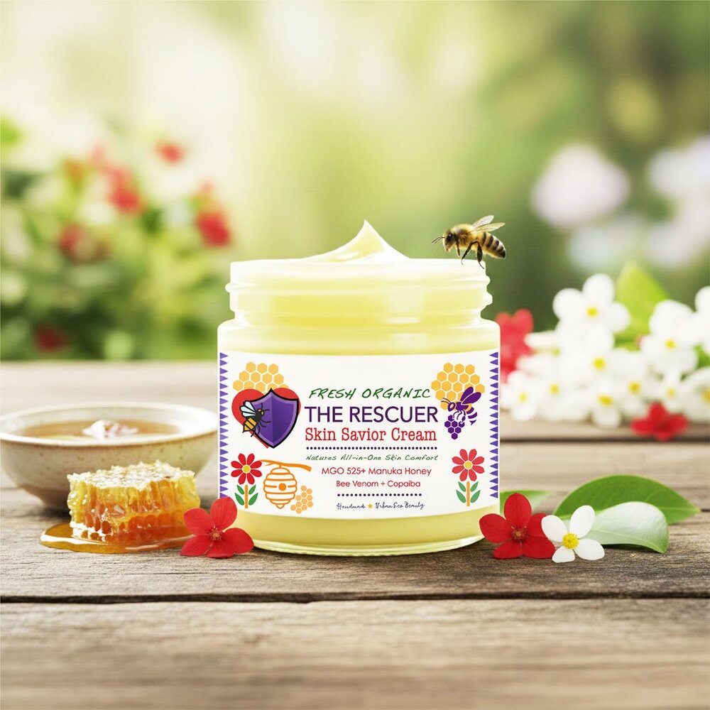 The Rescuer Cream / Organic Comfort Balm with Manuka Honey & Bee Venom